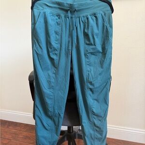 Lululemon Teal Joggers 28” Inseam Drawstring Athletic Pants 32” Waist